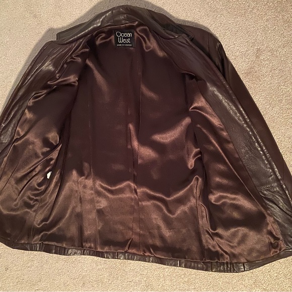 Ocean West lambskin leather coat - Picture 2 of 6